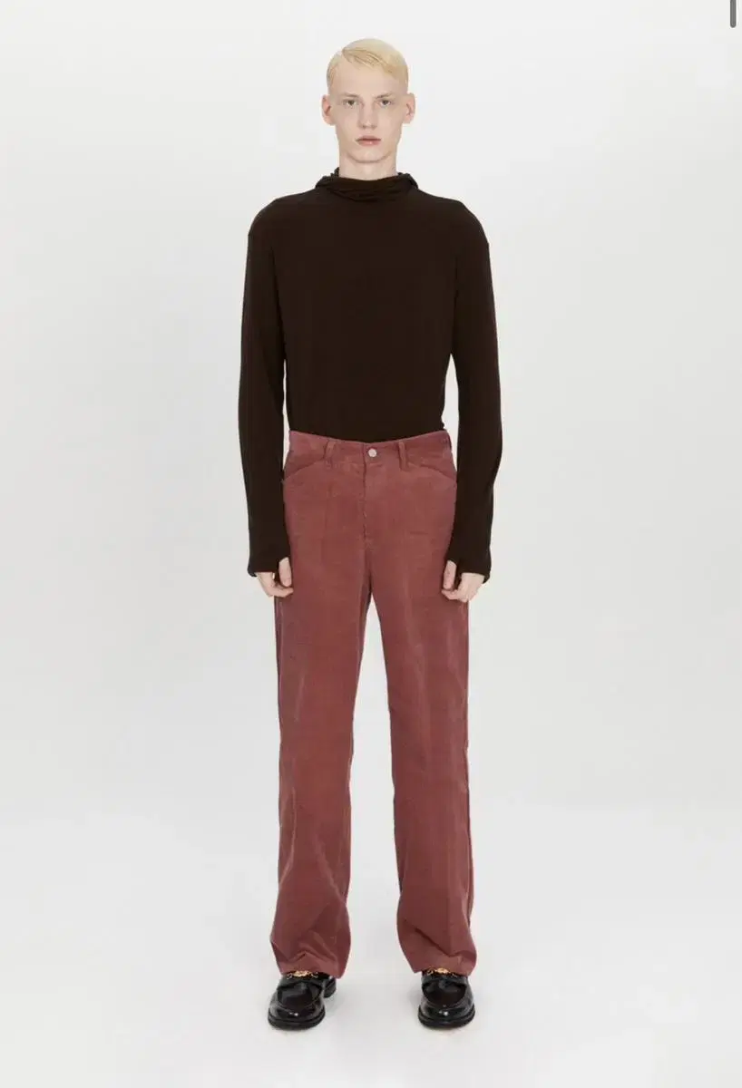 타일레 CORDUROY BOUTIQUE TROUSERS ROSE WOOD